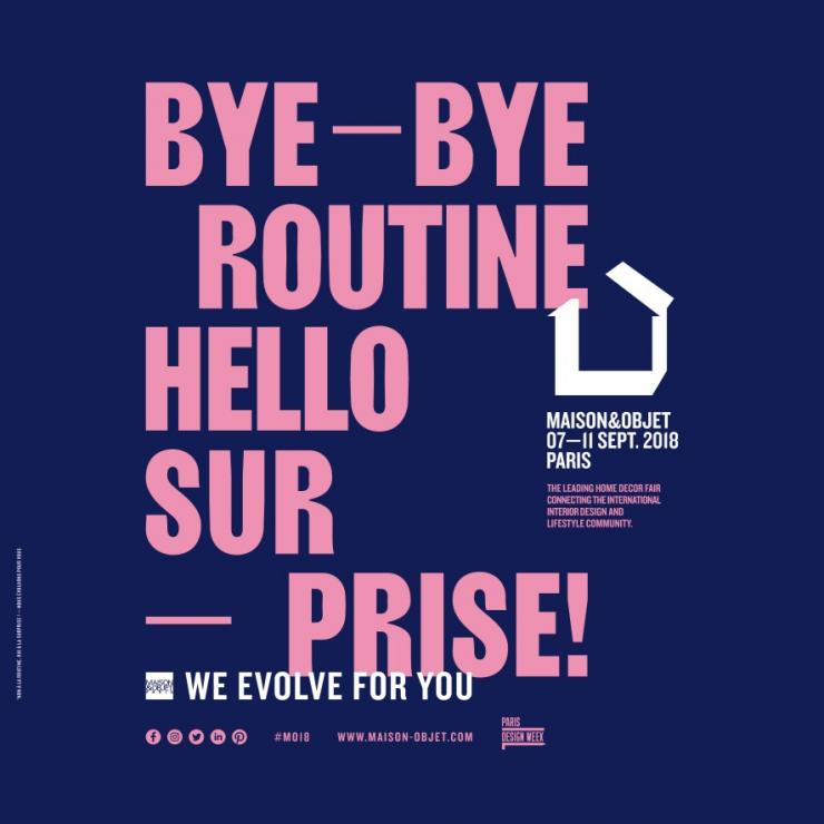 ライフスタイル&インテリア、空間デザインの国際見本市「MAISON&OBJET」2018年9月展の開催!