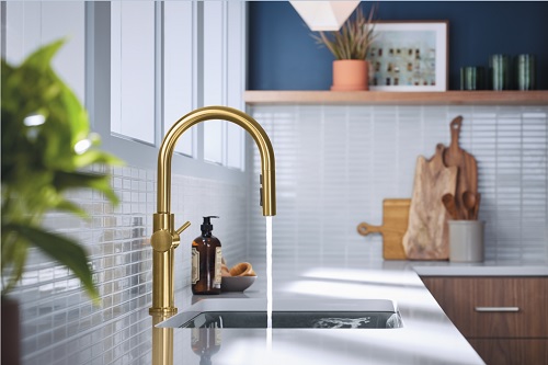 KOHLERのタッチレスキッチン用混合栓